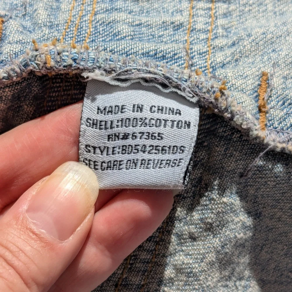 Vintage Military-inspo style BB Dakota embellished denim jacket - Picture 11 of 14